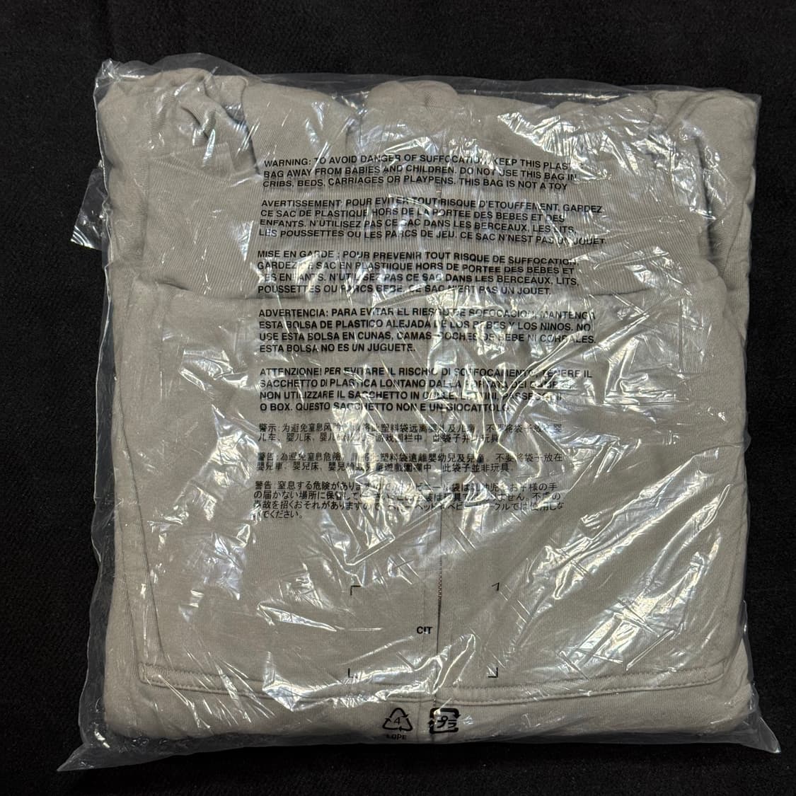 [L] 이지 YZY 집업 후드 그레이 (베이지, 토프) 상품이미지4