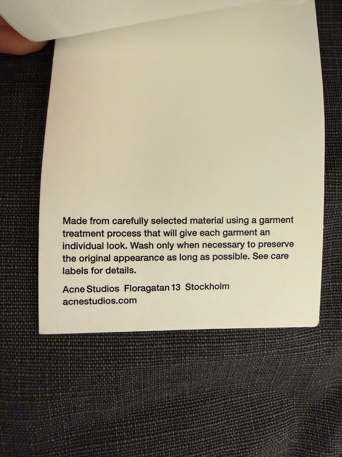 아크네스튜디오 스트랩 디테일 카고팬츠 상품이미지4