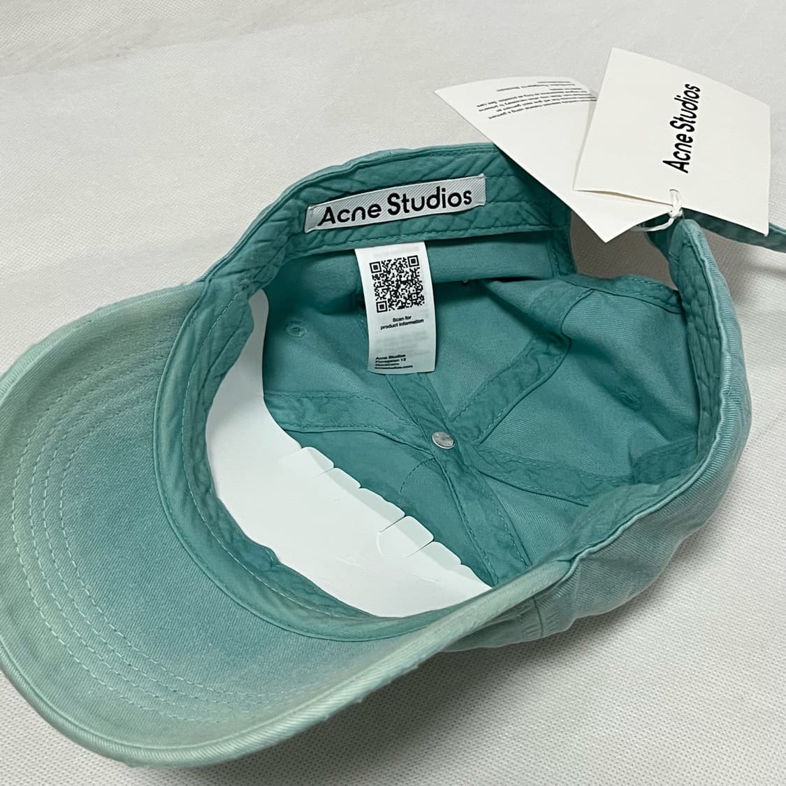 아크네스튜디오 26ss 스프레이 볼캡/민트 그린 상품이미지3