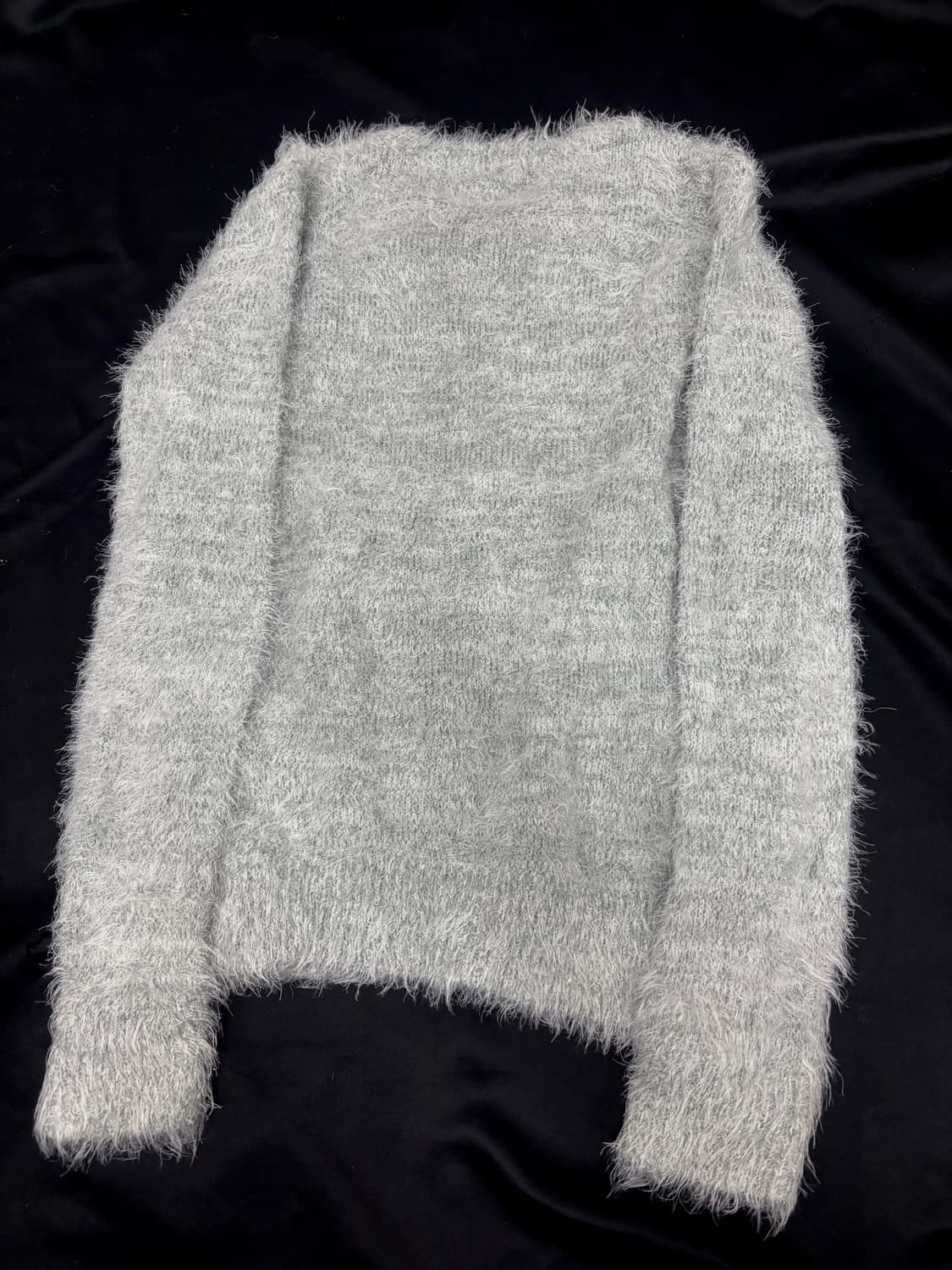 y2k Silver Fur Sleeve 상품이미지8