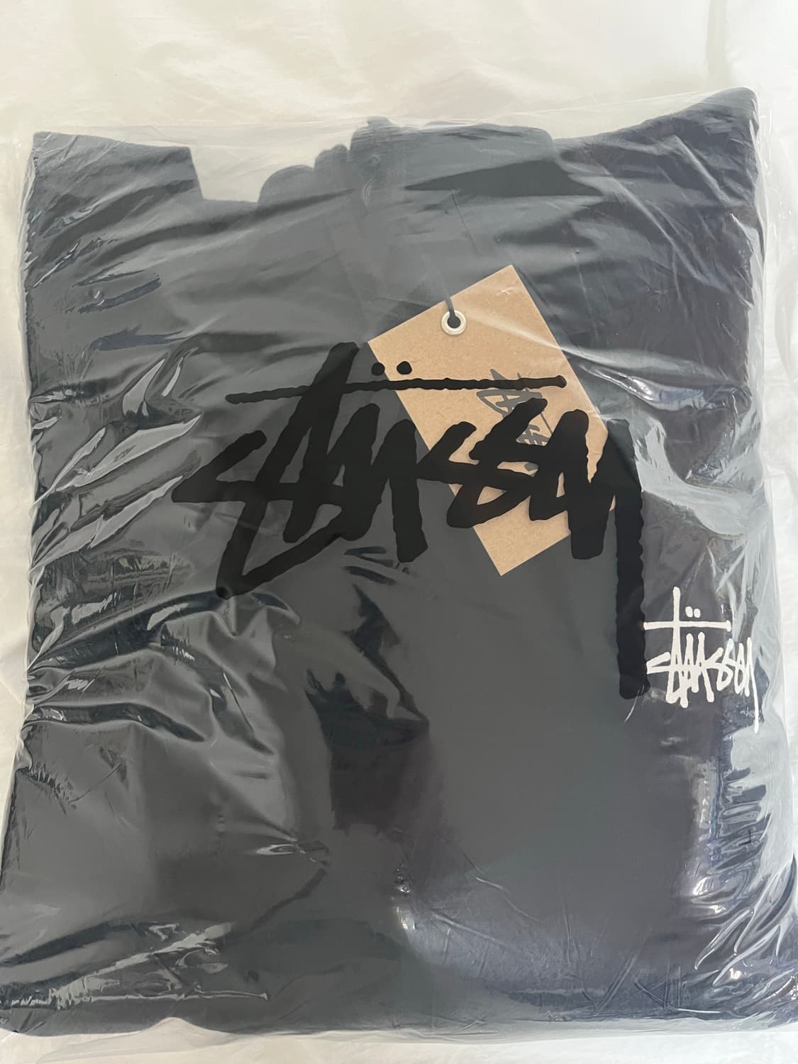 스투시  기모 후드 블랙 XL 상품이미지6