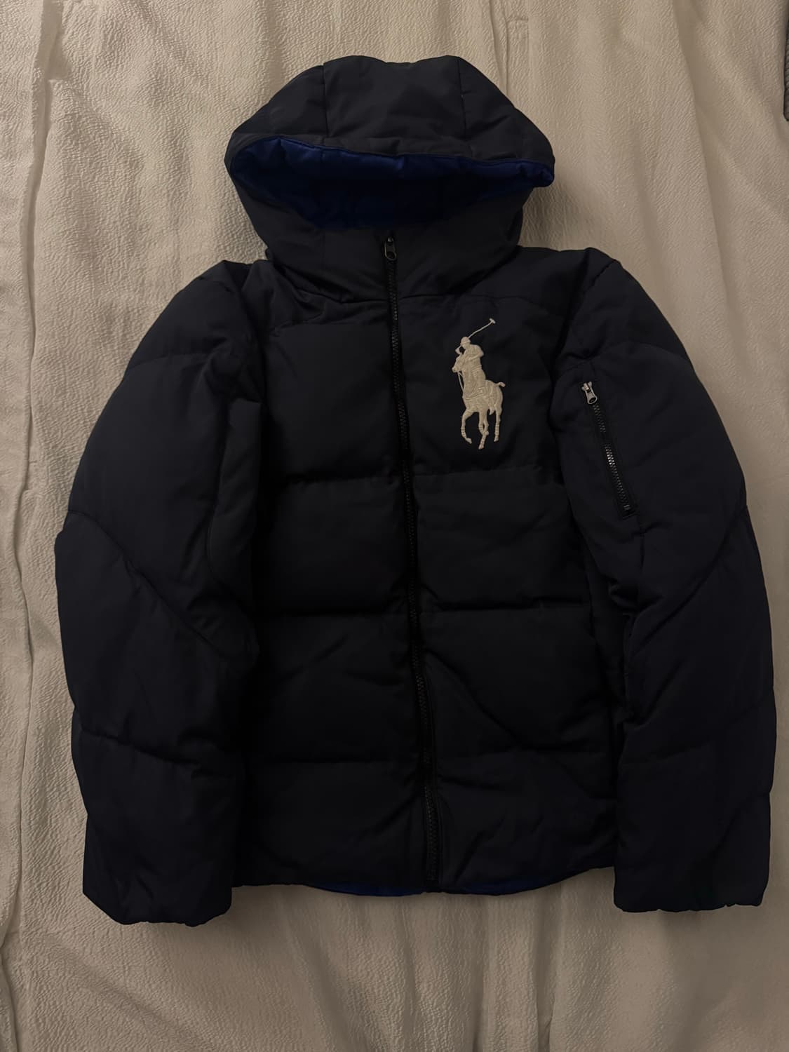 폴로랄프로렌 네이비 화이트 빅포니 패딩 상품이미지1