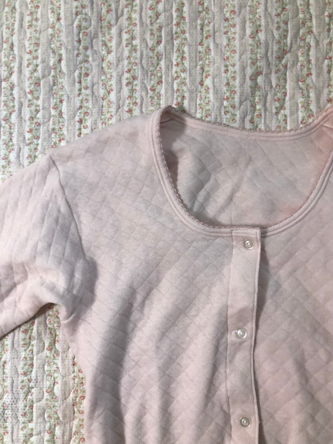 Babypink quilt tee 상품이미지2