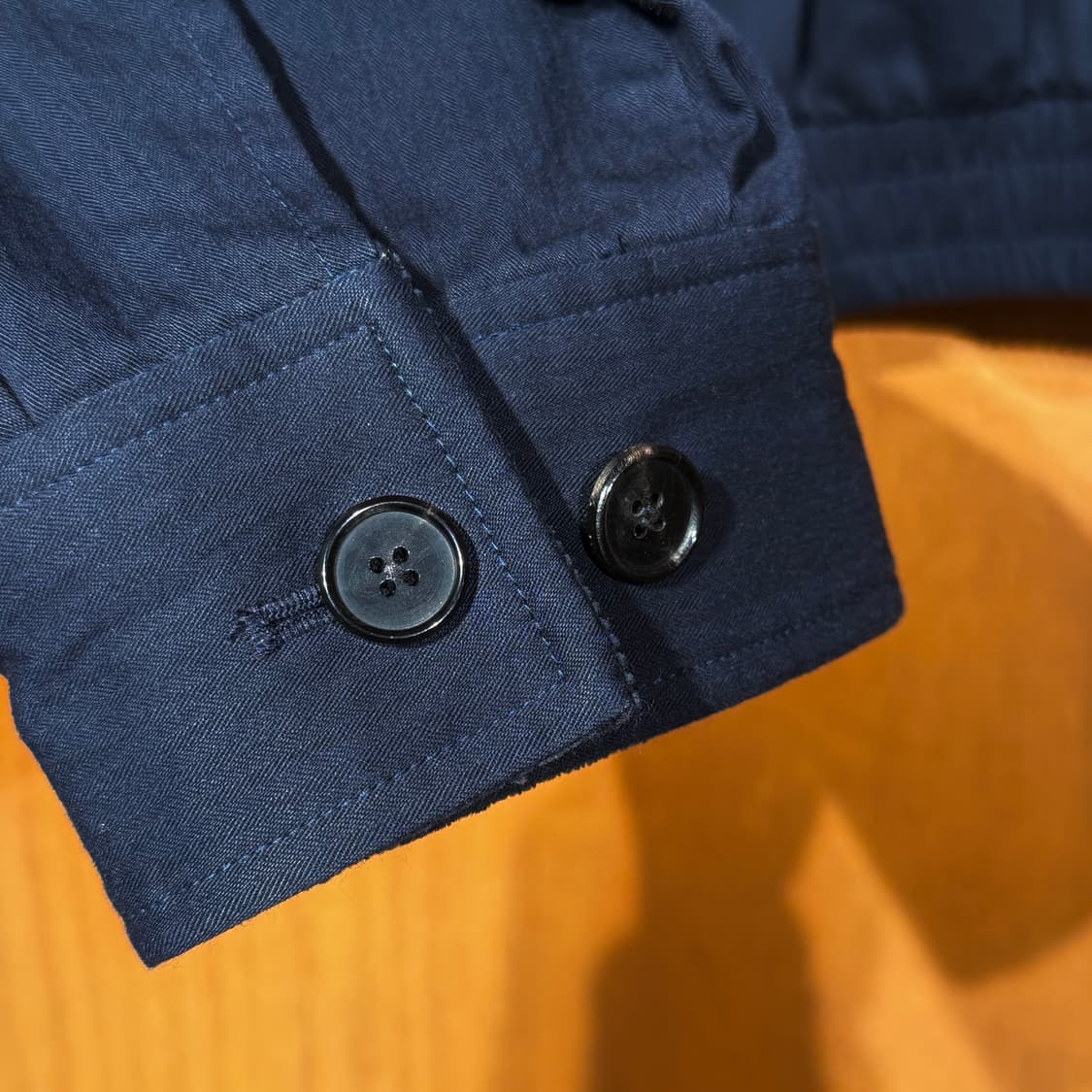 던스트 코튼 헤링턴 자켓 M 블루종 상품이미지6