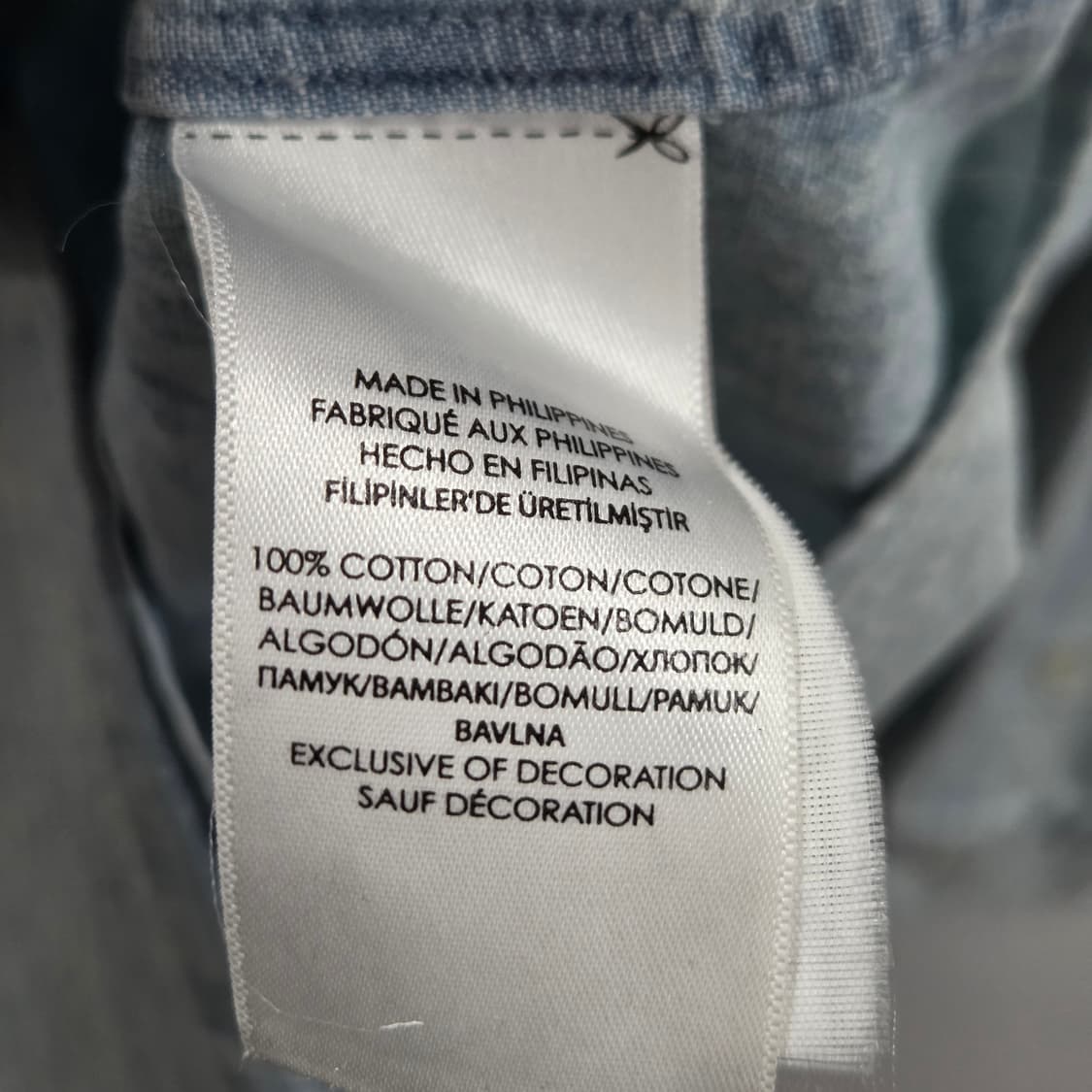 폴로랄프로렌 버튼다운 샴브레이 셔츠 M 상품이미지4