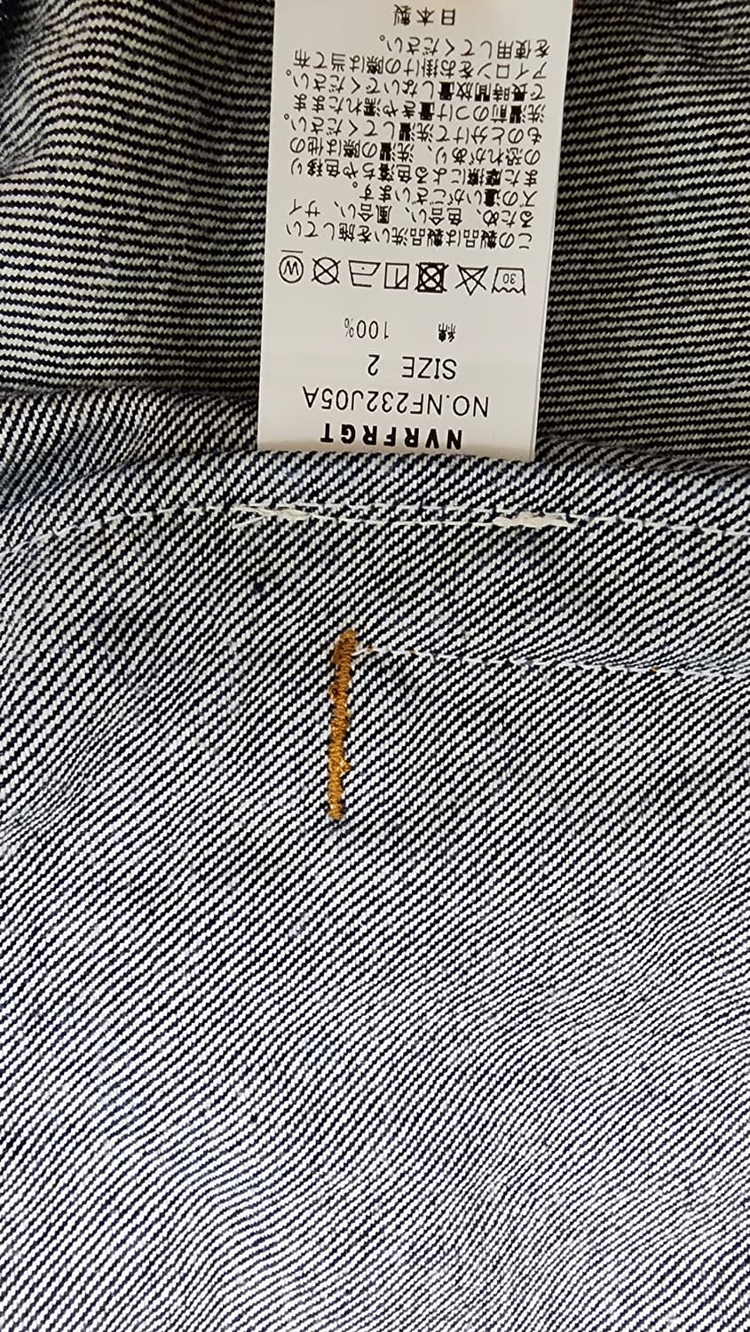 NVRFRGT 네버포겟 3D 데님자켓 상품이미지5