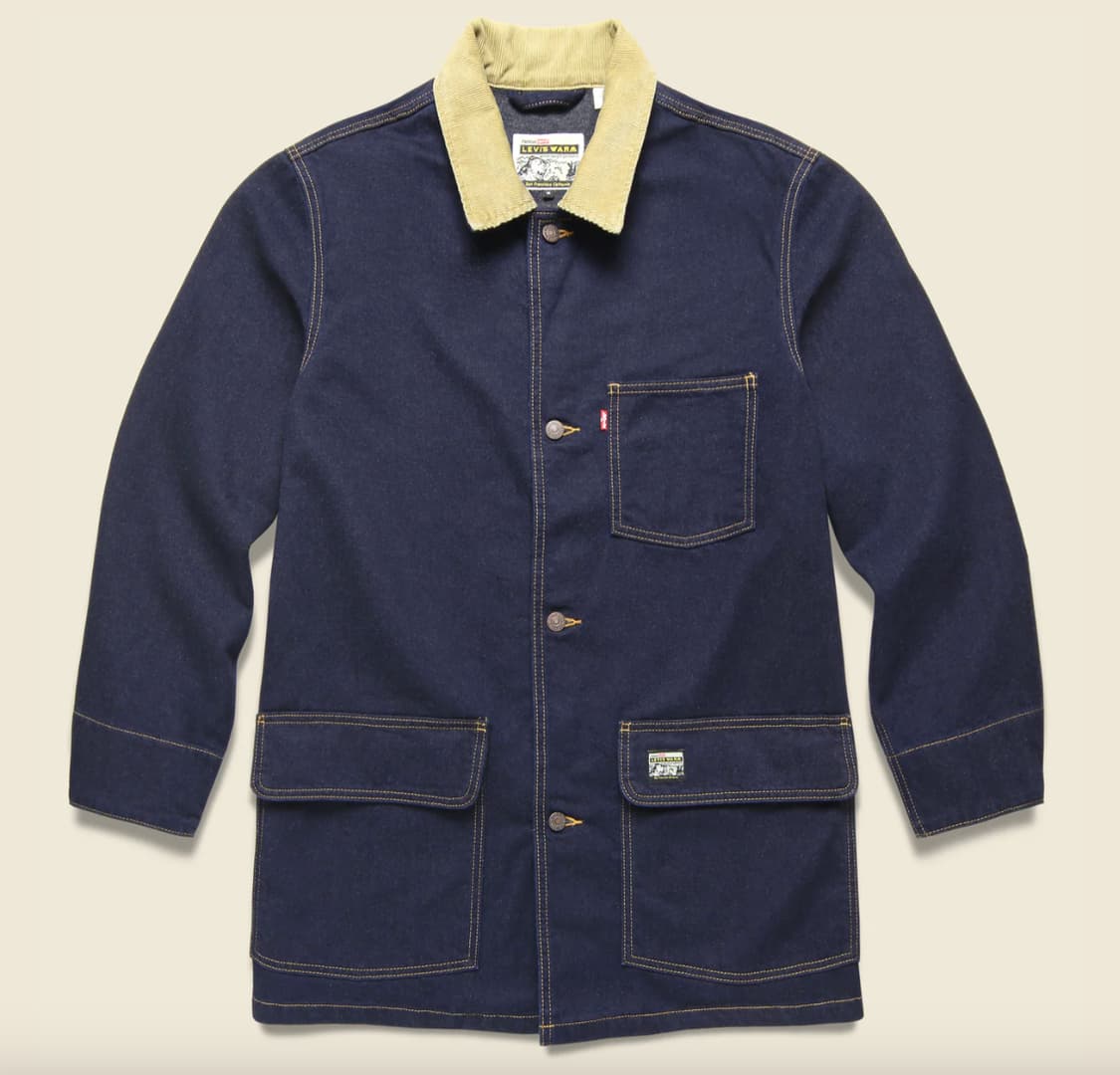 [M] 리바이스 사이프레스 데님 초어 자켓 코트 상품이미지2