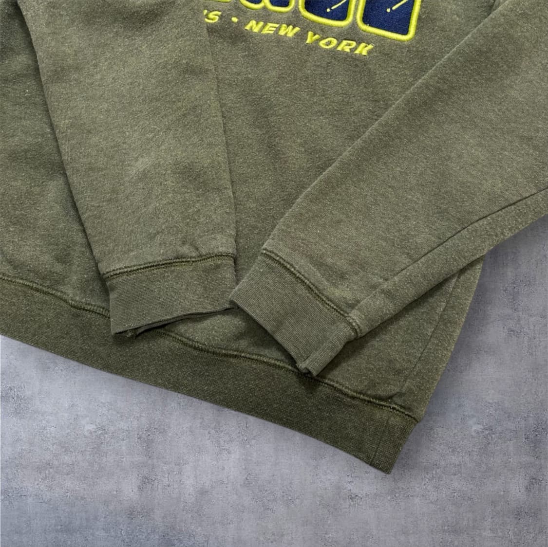 겐조 키즈 Kenzo 카키 파리 뉴욕 자수 로고 맨투맨 12A/152 상품이미지6