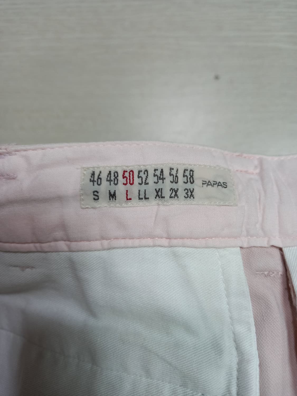 34 Papas Jap 스판 슬림일자 치노 연핑크 34-618 상품이미지8