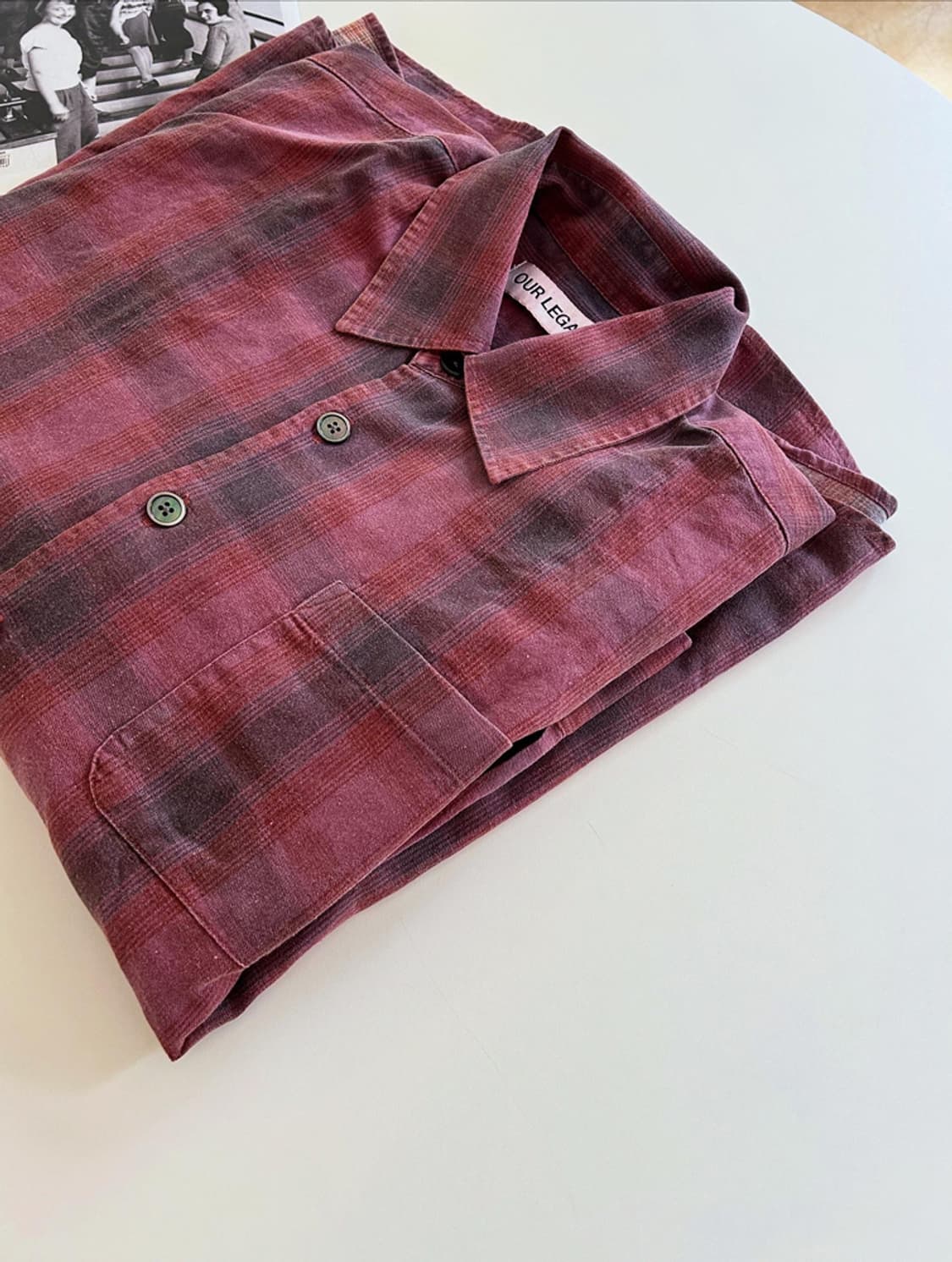 [46~52] 아워레가시 보로우드 셔츠 아이다호 플란넬 빅 체크 셔츠 상품이미지6