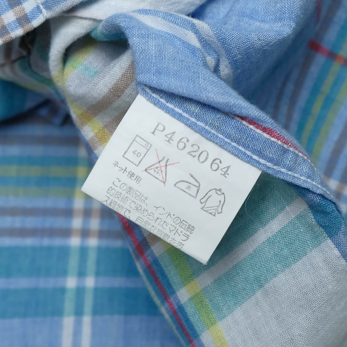 open collar check shirt 상품이미지6