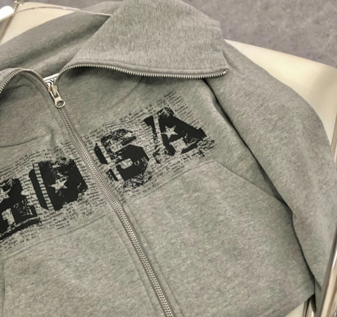 오프숄더 투웨이 집업 상품이미지3