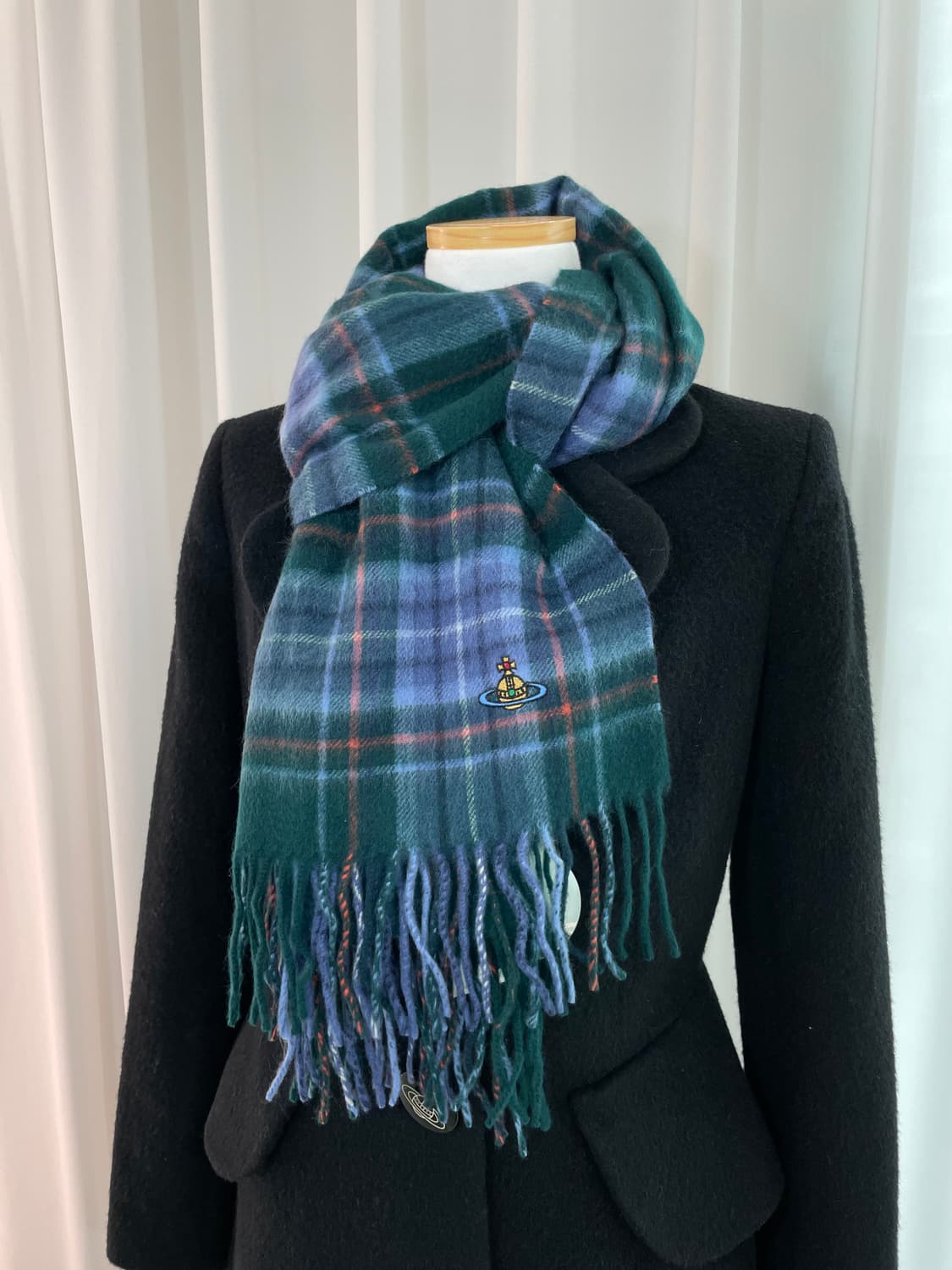 (새상품)비비안웨스트우드 캐시미어 머플러 상품이미지2