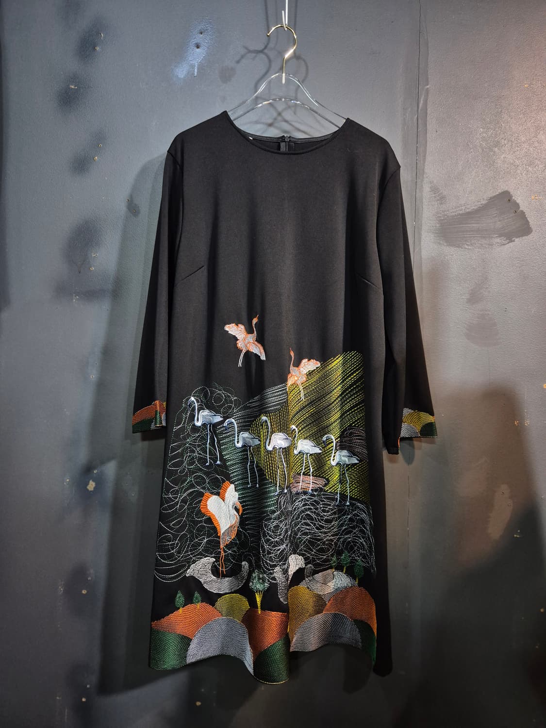 간절기 자수 원피스  77 88 상품이미지1