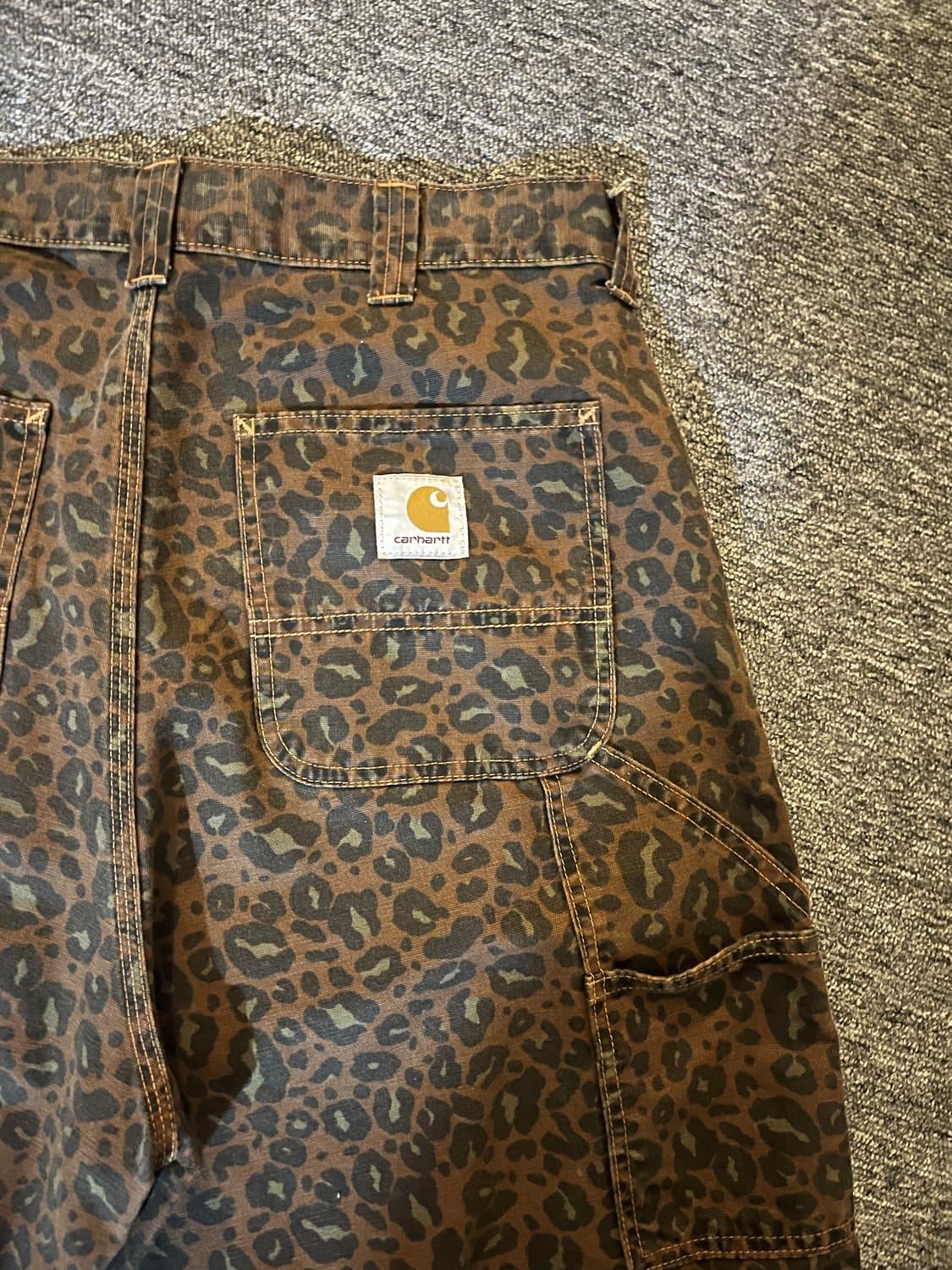 칼하트 WIP OG 싱글 니 팬츠 타마린드 카모 S 상품이미지3