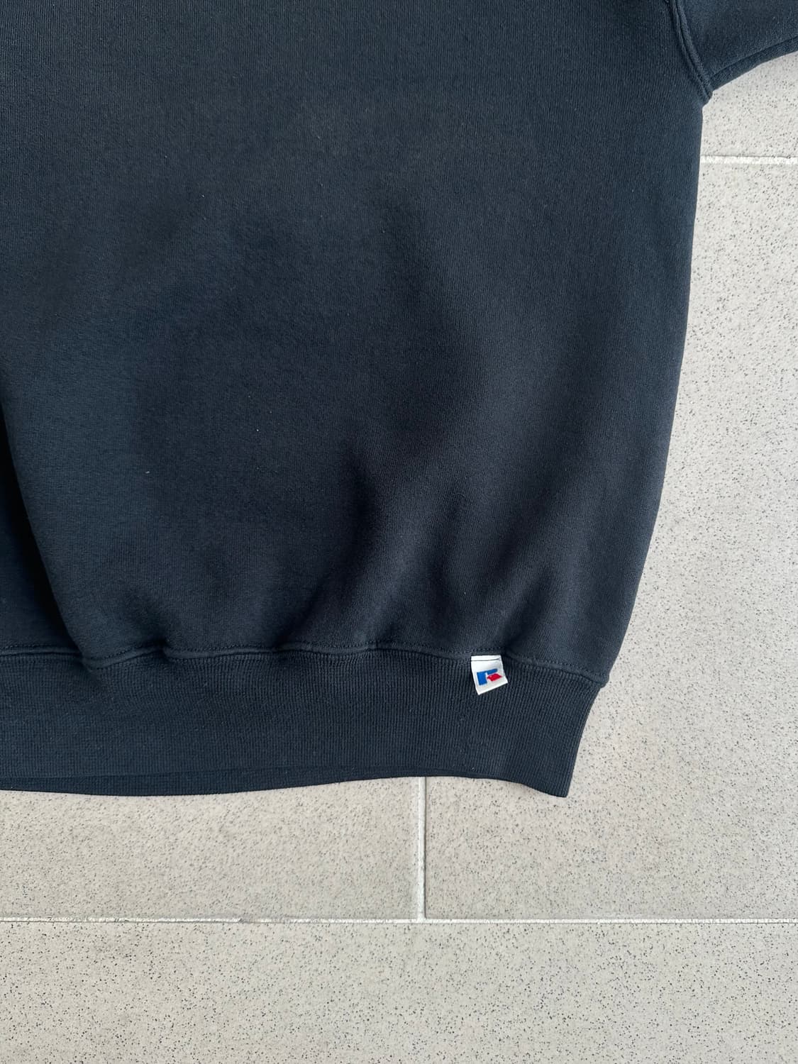 90s 빈티지 러셀 스웻셔츠 블랙 XL 상품이미지4