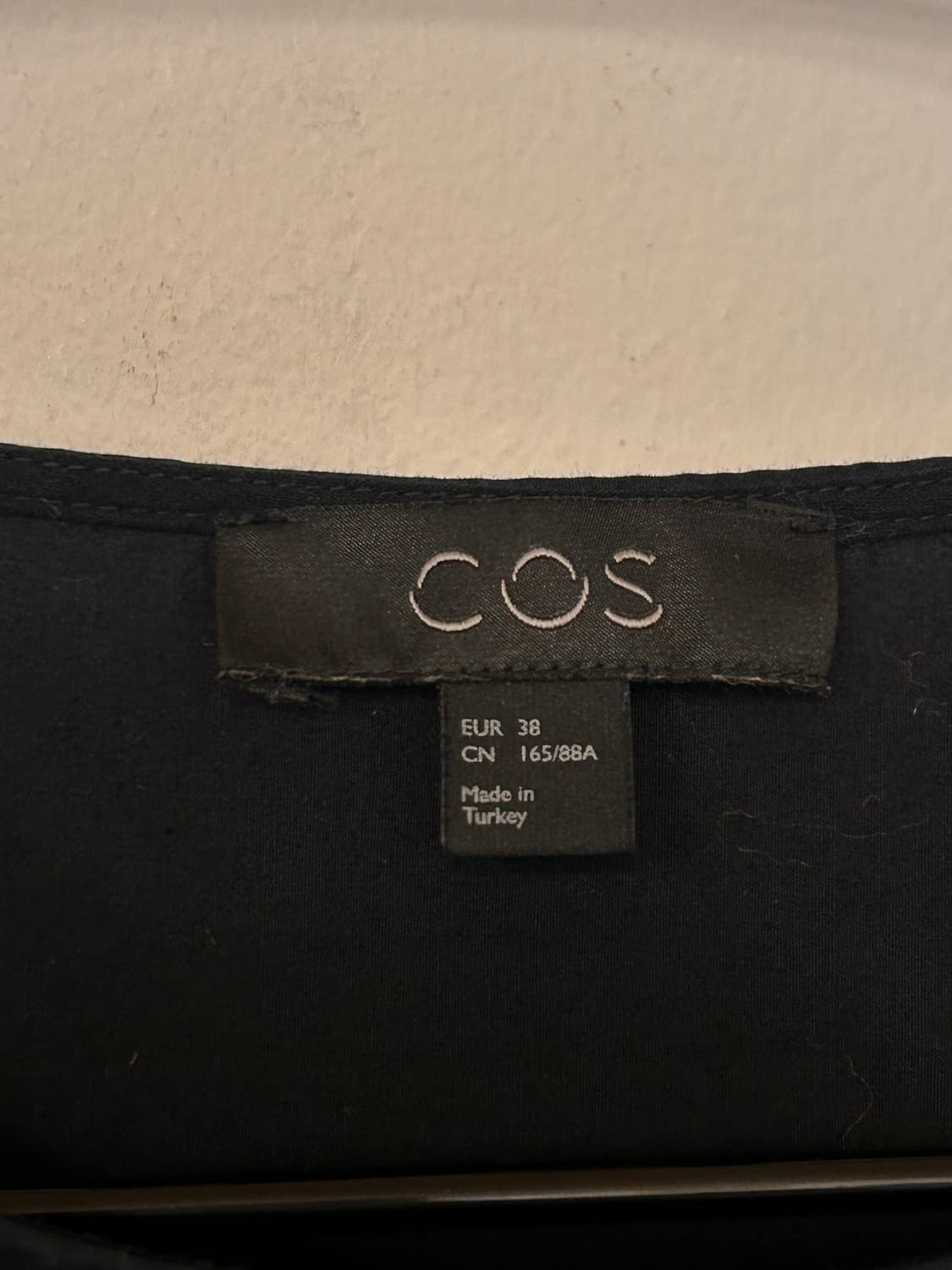 COS 블랙 코튼 원피스 EUR 38 상품이미지3