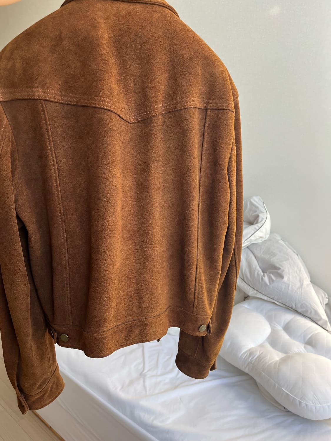 토니웩 웨스턴 스웨이드 트러커 자켓 L 상품이미지4