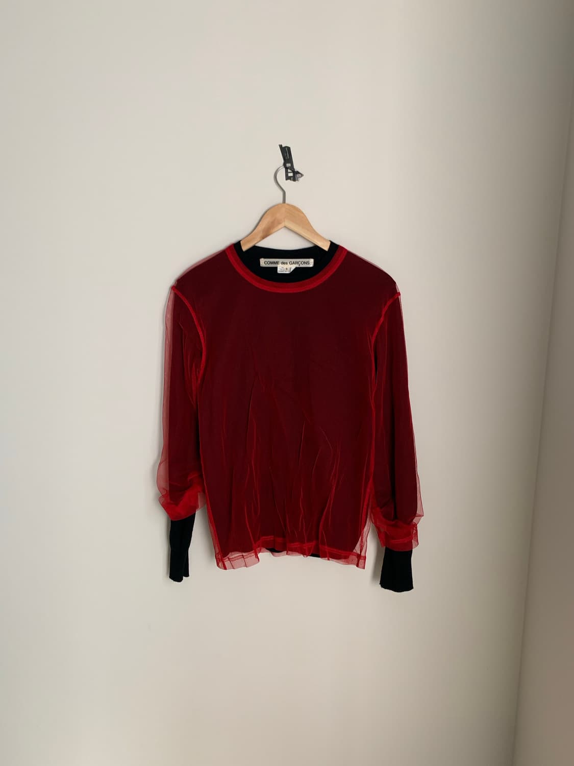 꼼데가르송 튤 레이어드 니트 상품이미지1