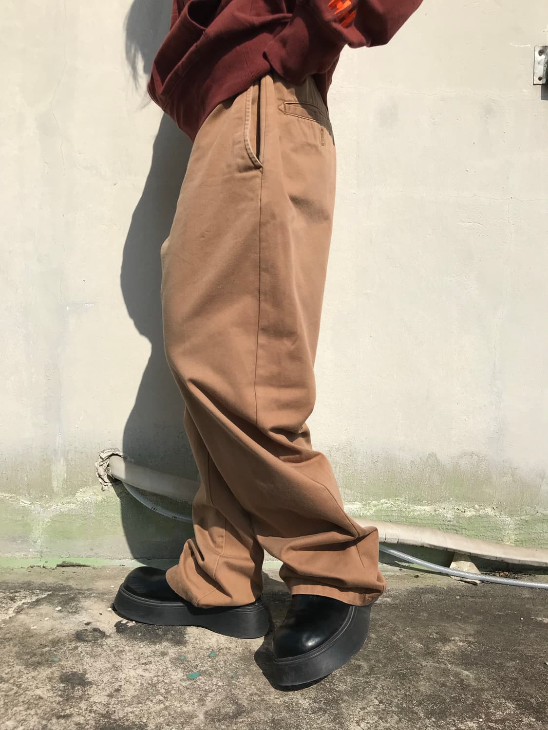 글로벌 워크 브라운 팬츠 상품이미지2