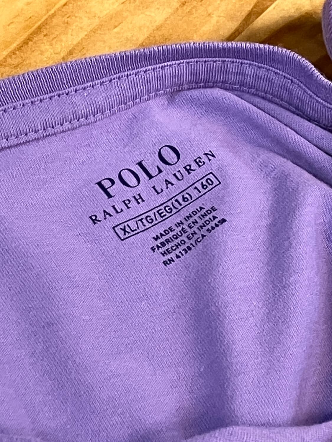 폴로 랄프로렌 티셔츠 퍼플 XL #csz2018 상품이미지5