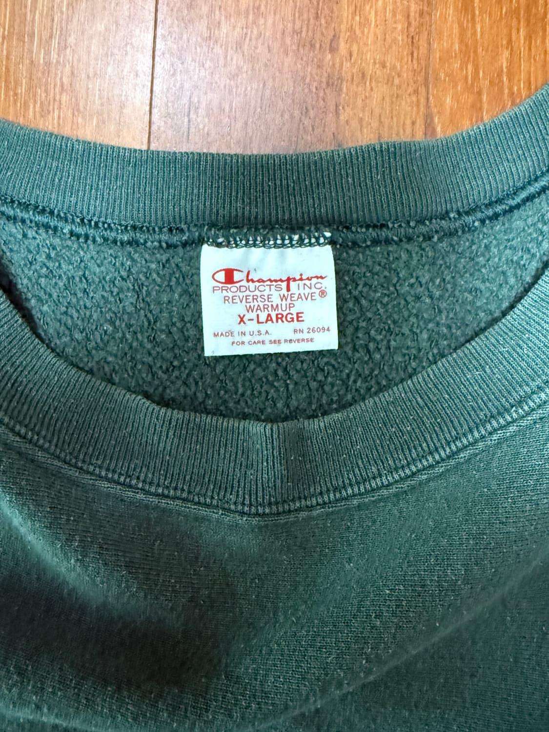 챔피온 리버스위브 레드택 XL 상품이미지1