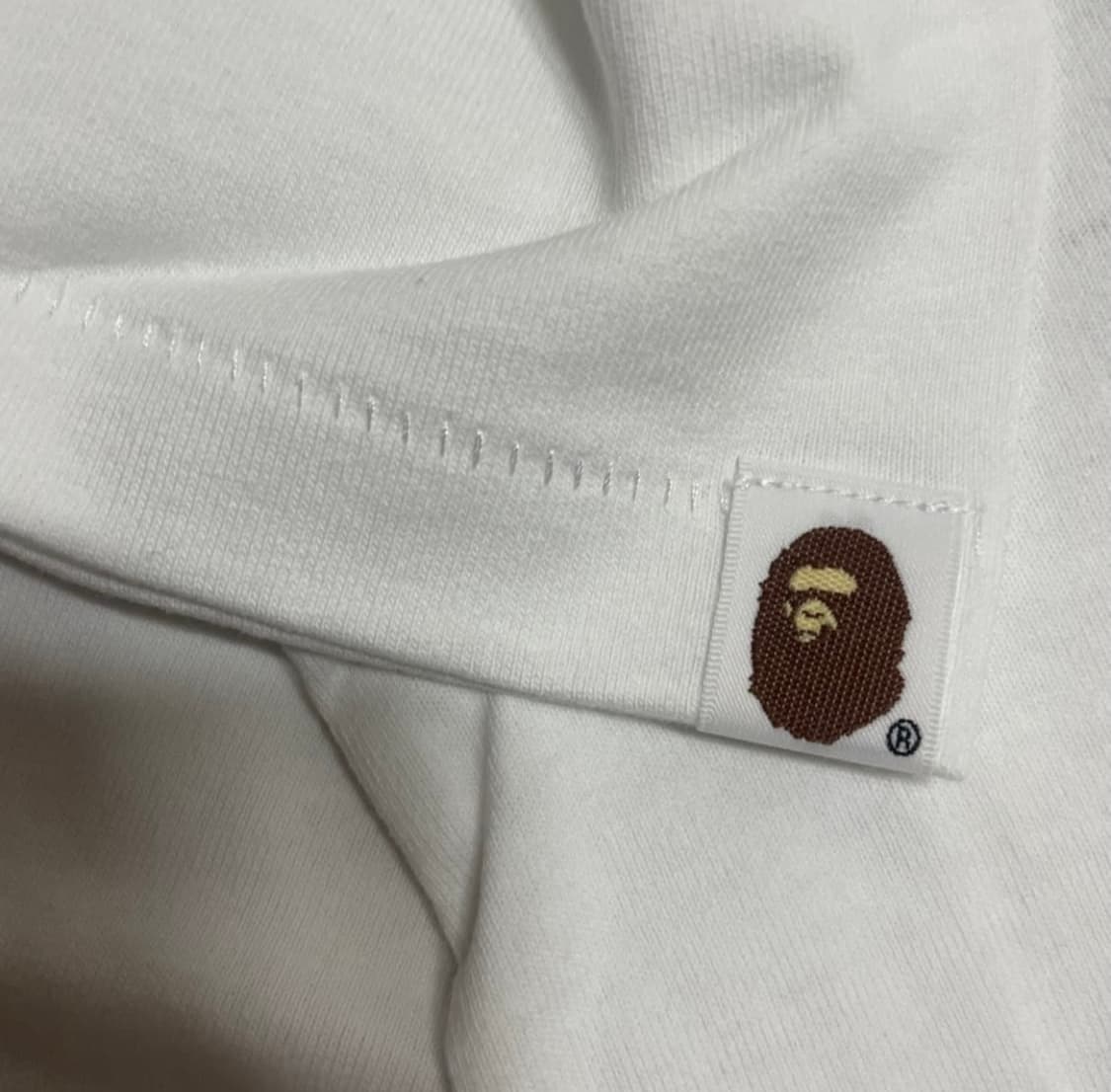 정품 베이프 스타 로고 멀티 컬러 반팔 티셔츠 새상품 상품이미지6