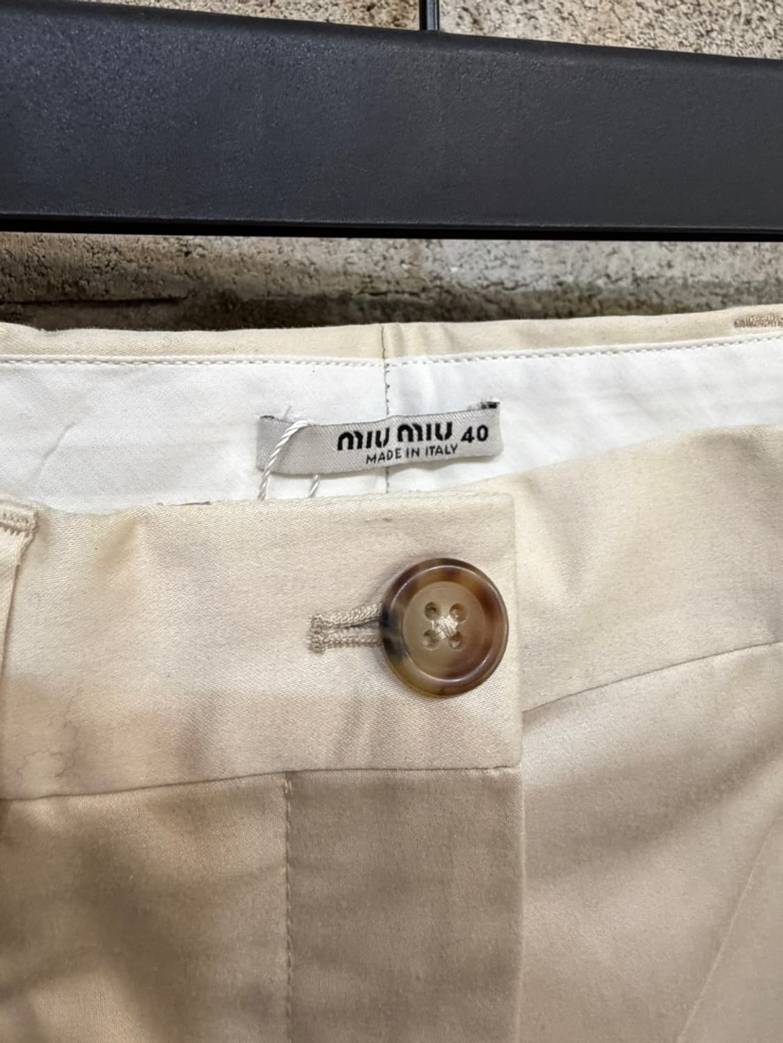 미우 미우 코튼 팬츠 상품이미지5