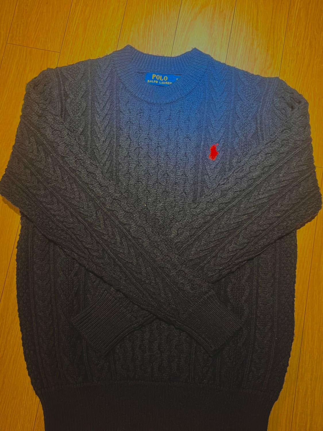 폴로 네이비 니트 상품이미지1