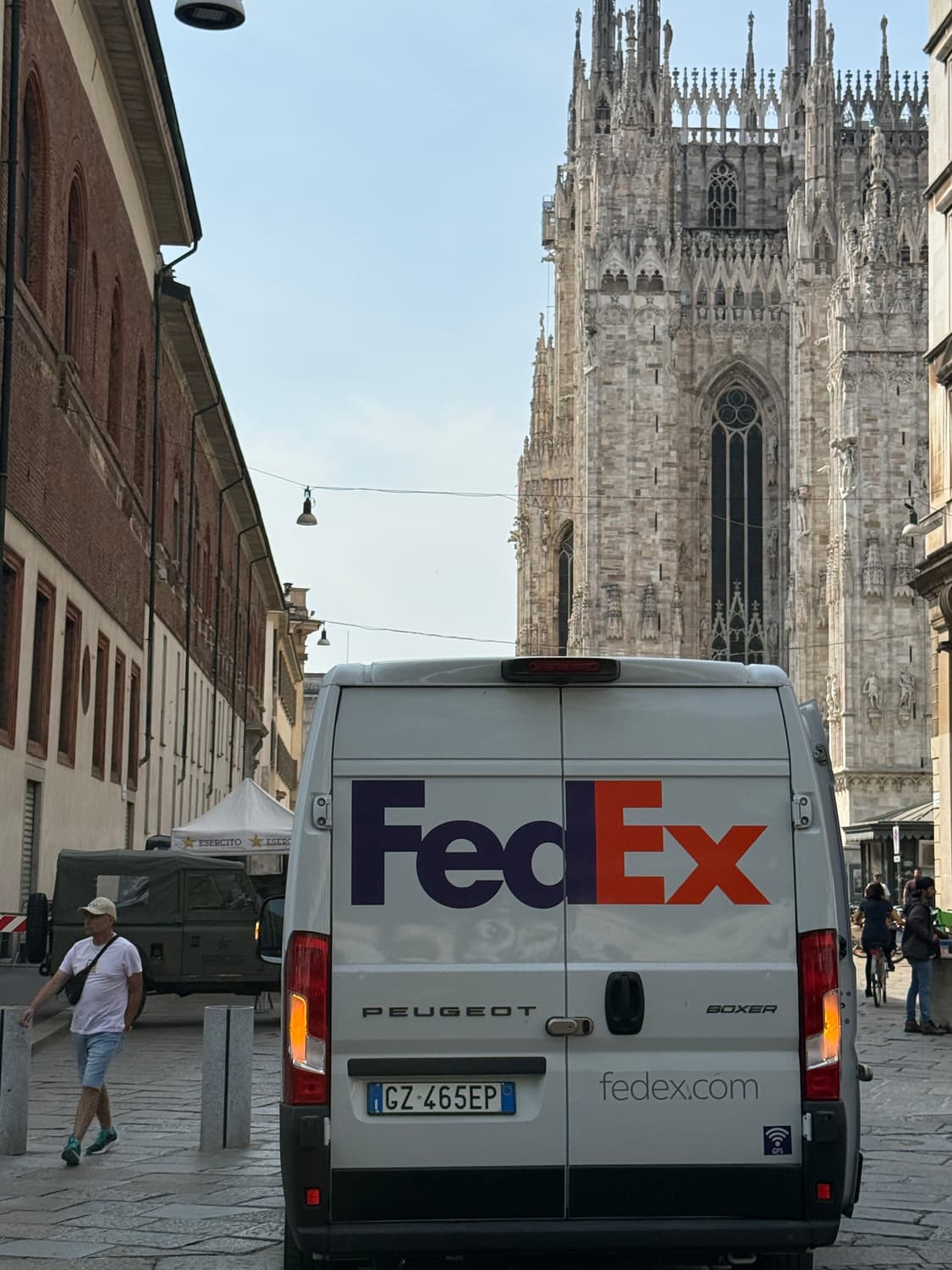 90s USA FedEx Faded Stan Herman 포켓 티셔츠 상품이미지9
