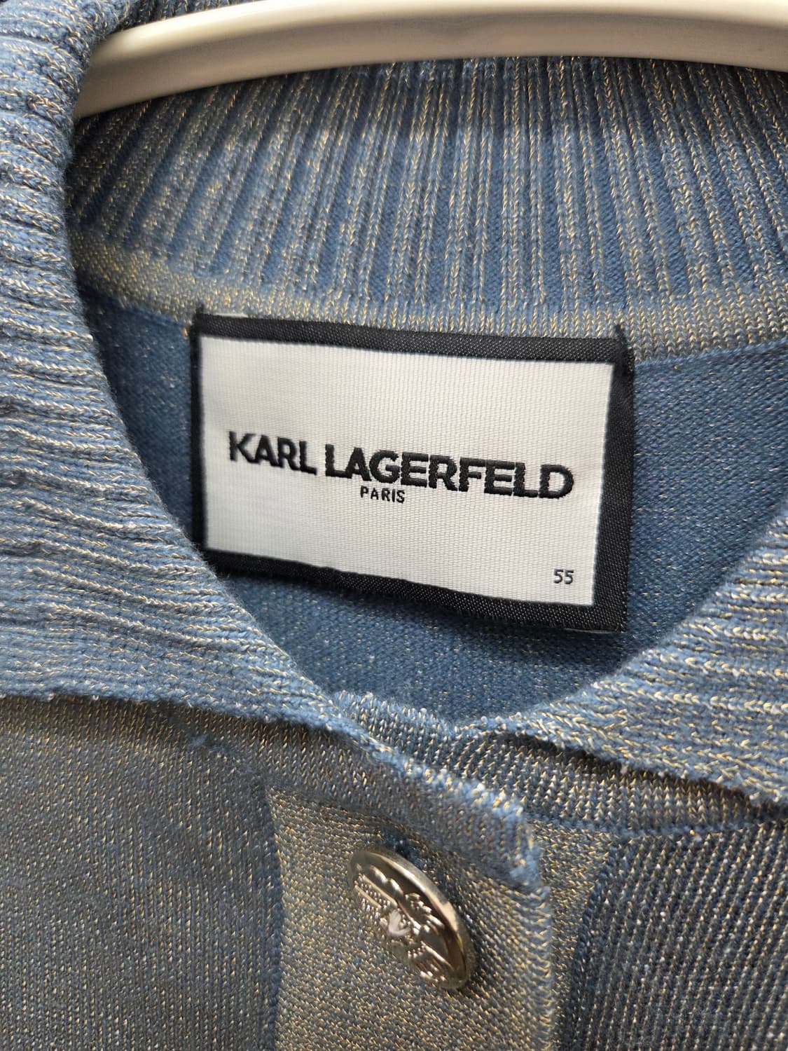 칼라거펠트 니트 카라 티셔츠 상품이미지3