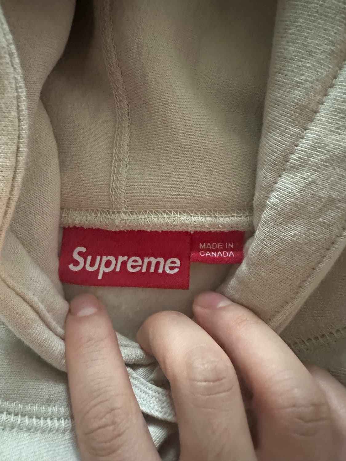 슈프림 박스로고 후디 스톤 때 상품이미지3