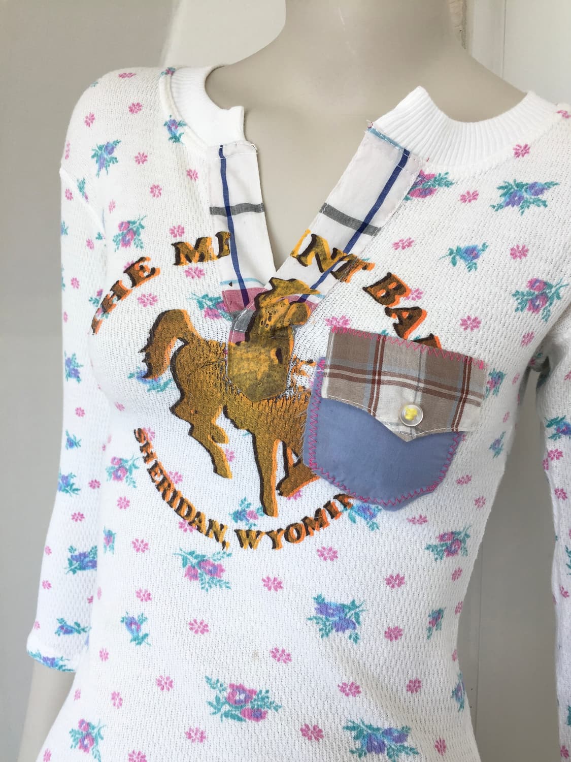 Baby Floral Print Horse Graphic Top 상품이미지6