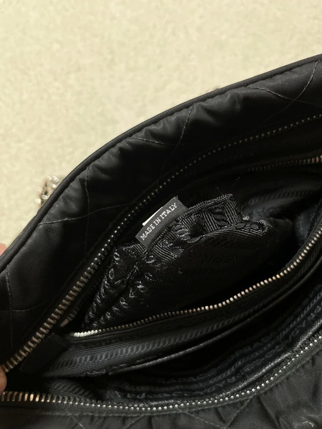 프라다 PRADA 포코노 나일론 퀼팅 체인 숄더백 A1666 상품이미지9