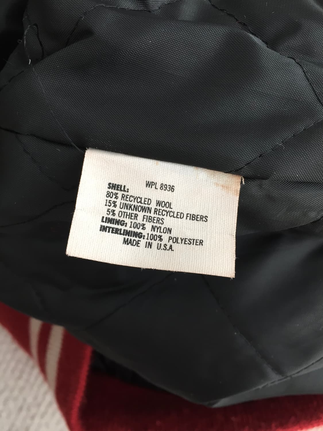 80‘s 레더 울 바시티 자켓 상품이미지7