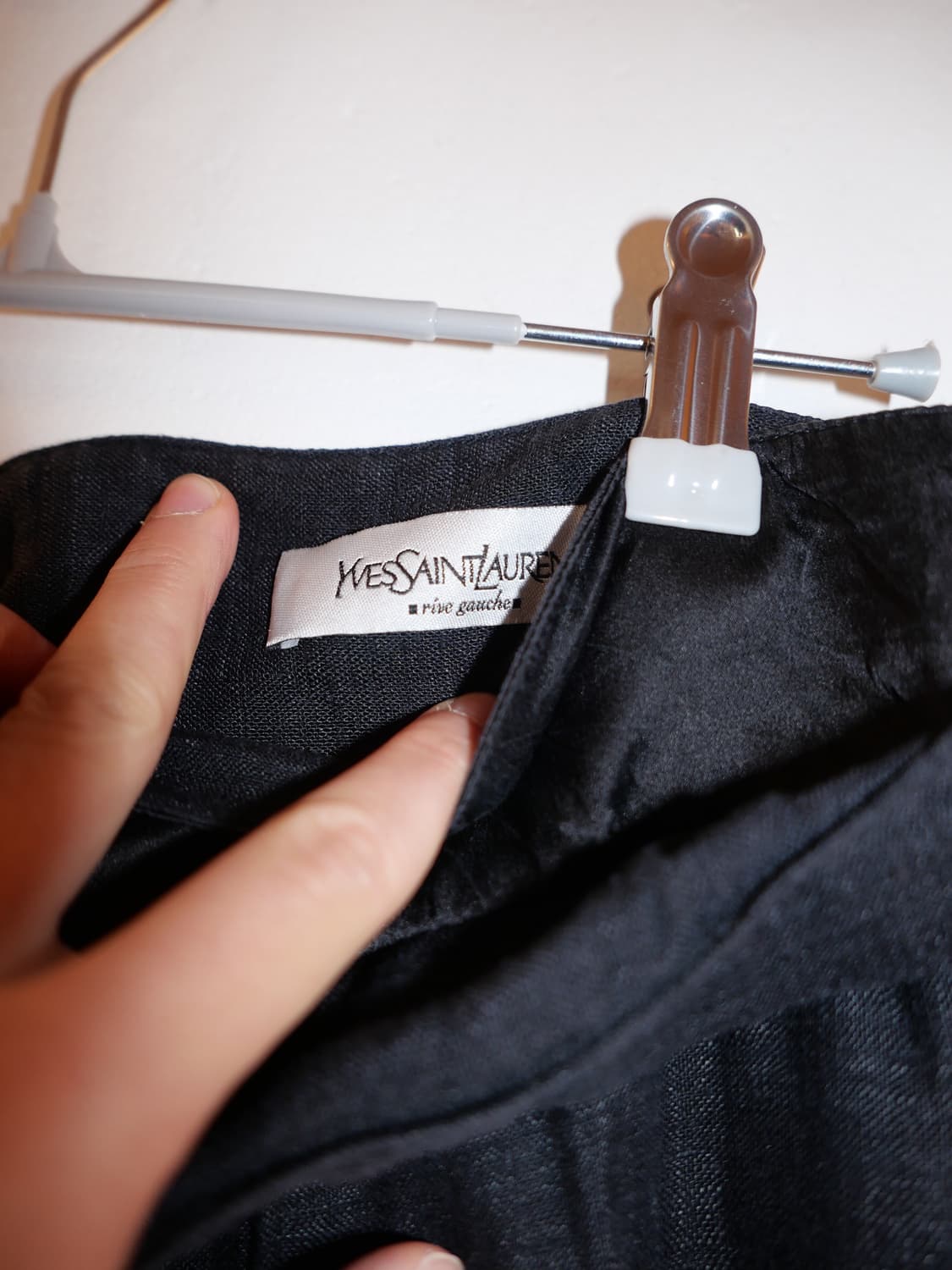 ysl rive gauche linen skirt 상품이미지3