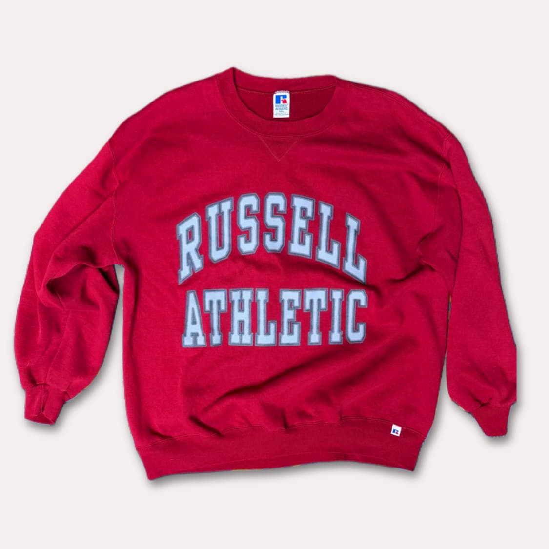 90s Russell Athletics 러셀 로고 스웻 상품이미지1