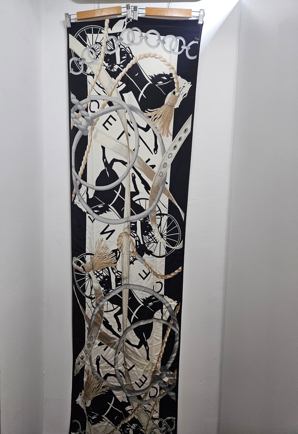 패턴 실크 스카프 상품이미지3