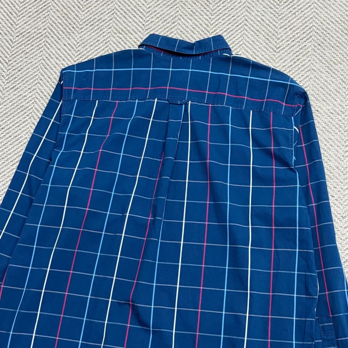 챕스 랄프로렌 체크 네이비 셔츠 v1644 상품이미지4