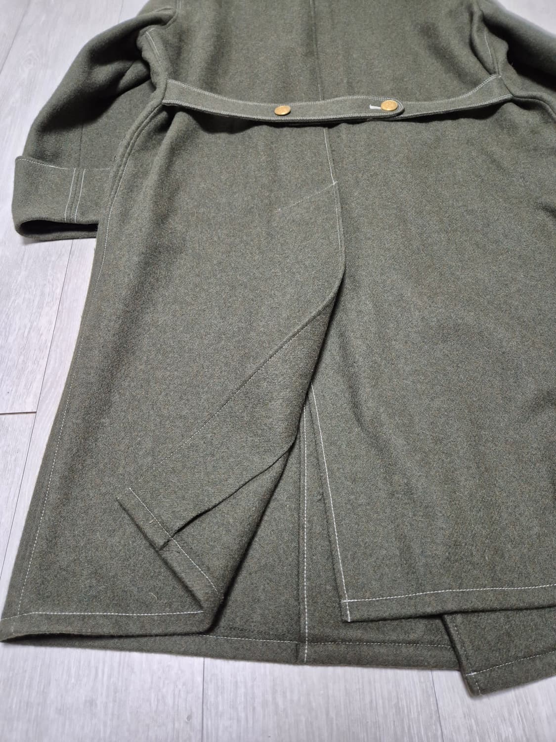 80s 장 폴 고티에 밀리터리 울 코트 상품이미지8