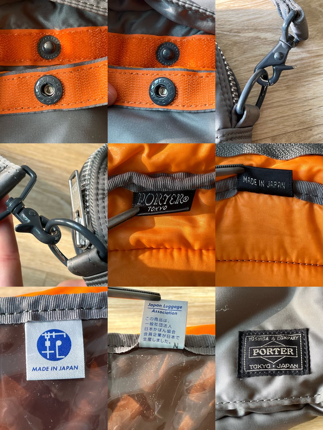 요시다 포터 탱커 2way 브리프케이스 실버 그레이 622-79311 상품이미지6