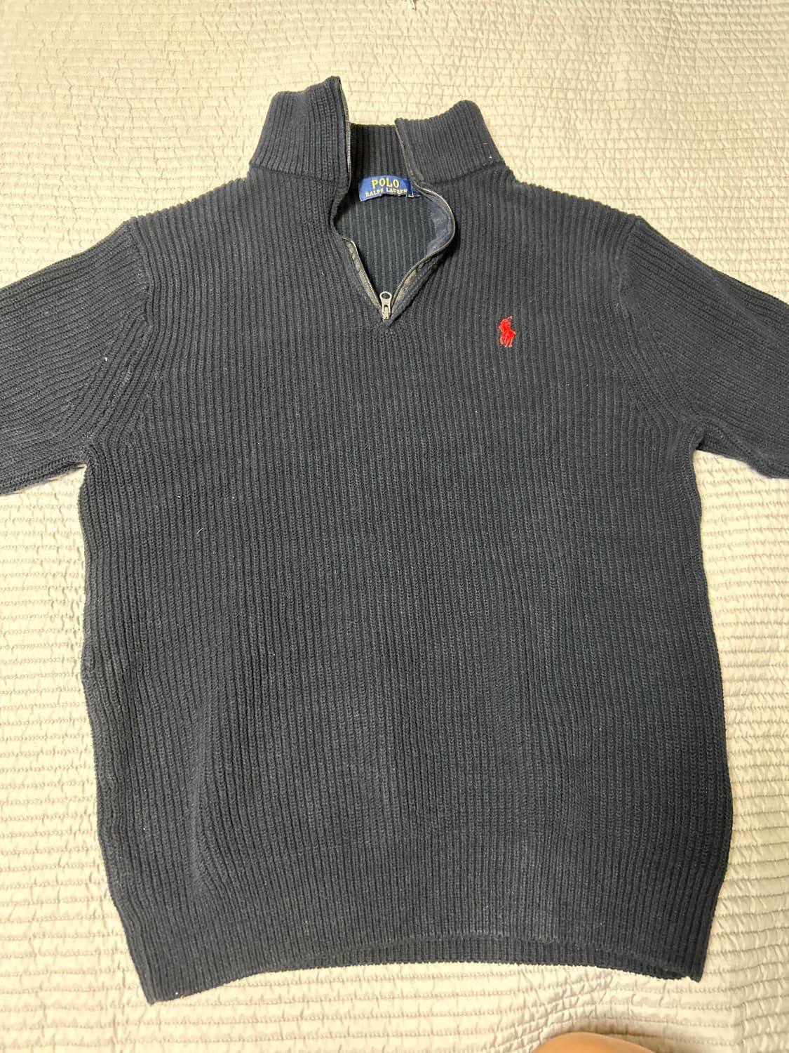 폴로 니트집업 상품이미지1