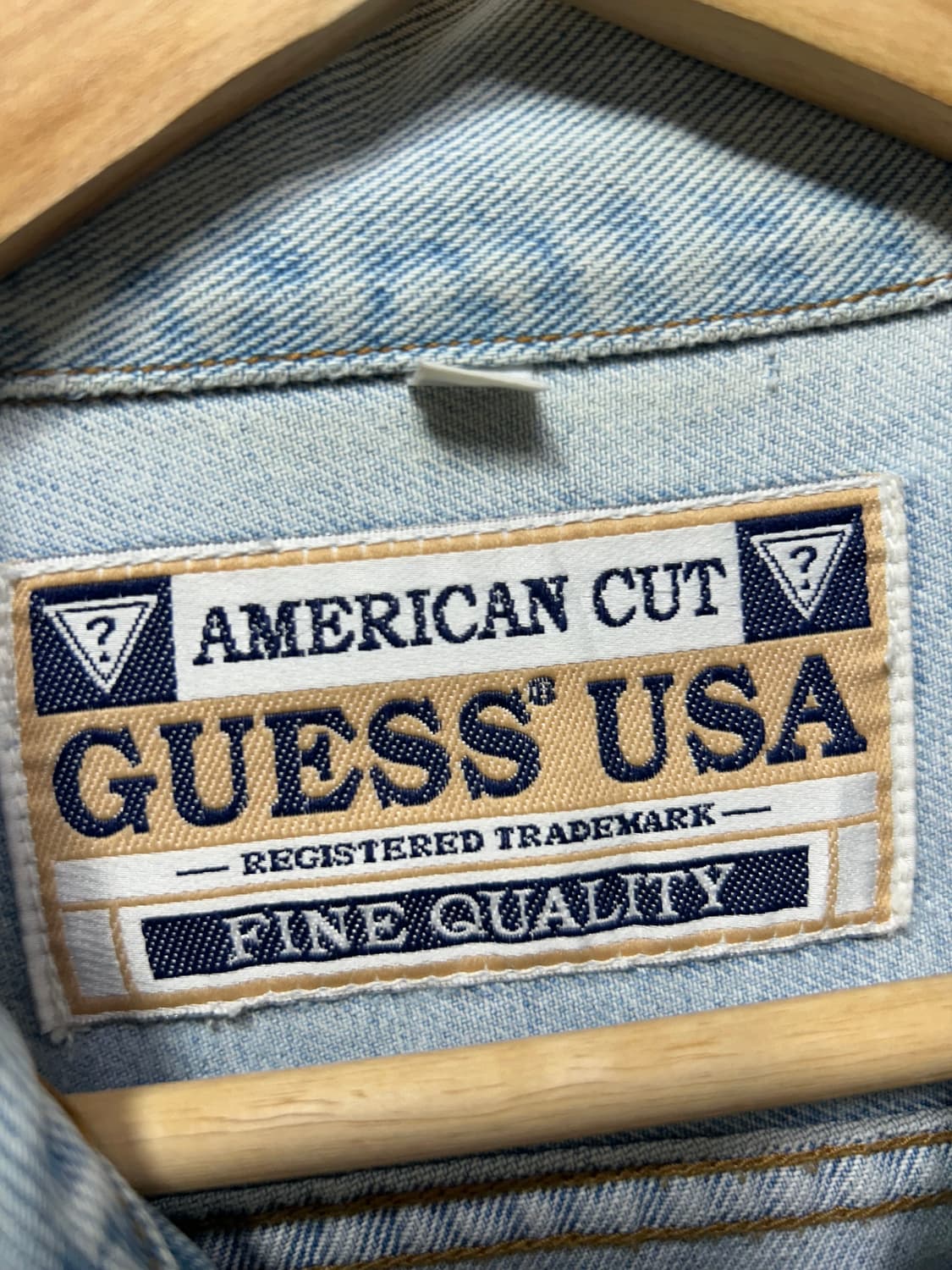 게스 여성 USA 청 데님 연청 여성 자켓 S  상품이미지3