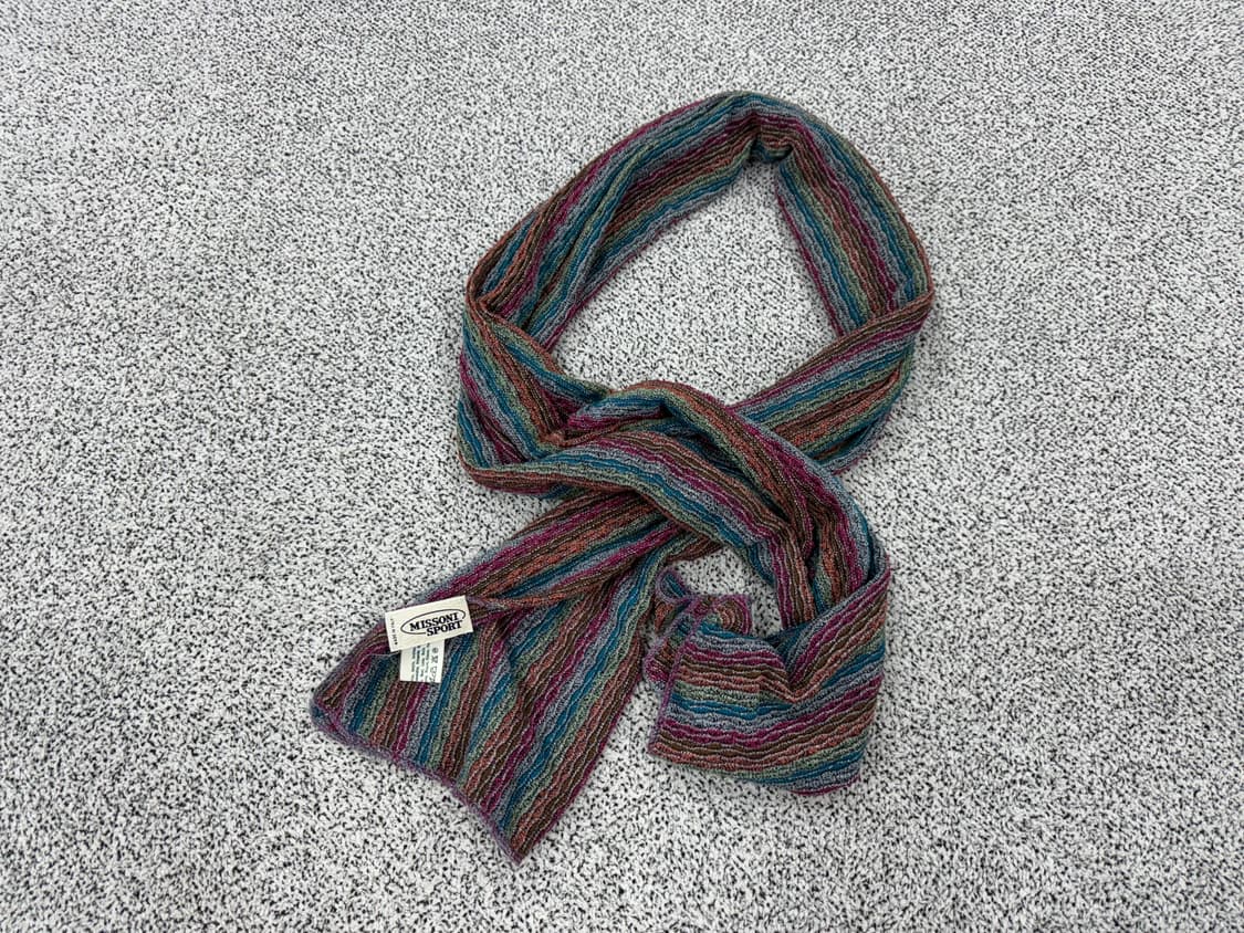 미쏘니 울혼방 멀티컬러 이테리 메이드 머플러 상품이미지1