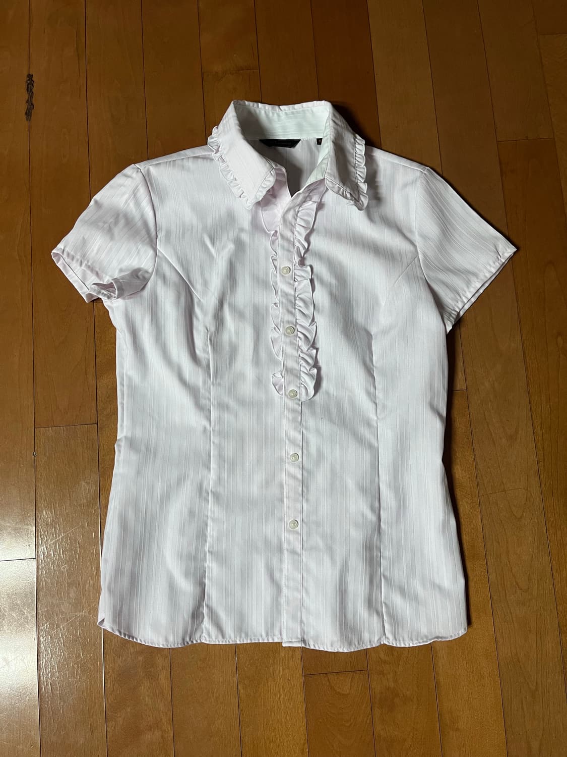 빈티지 반팔 셔츠 (핑크) 상품이미지2