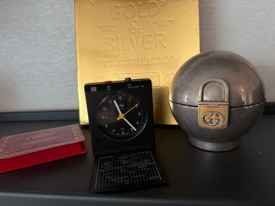 빈티지 브라운 시계 상품이미지2