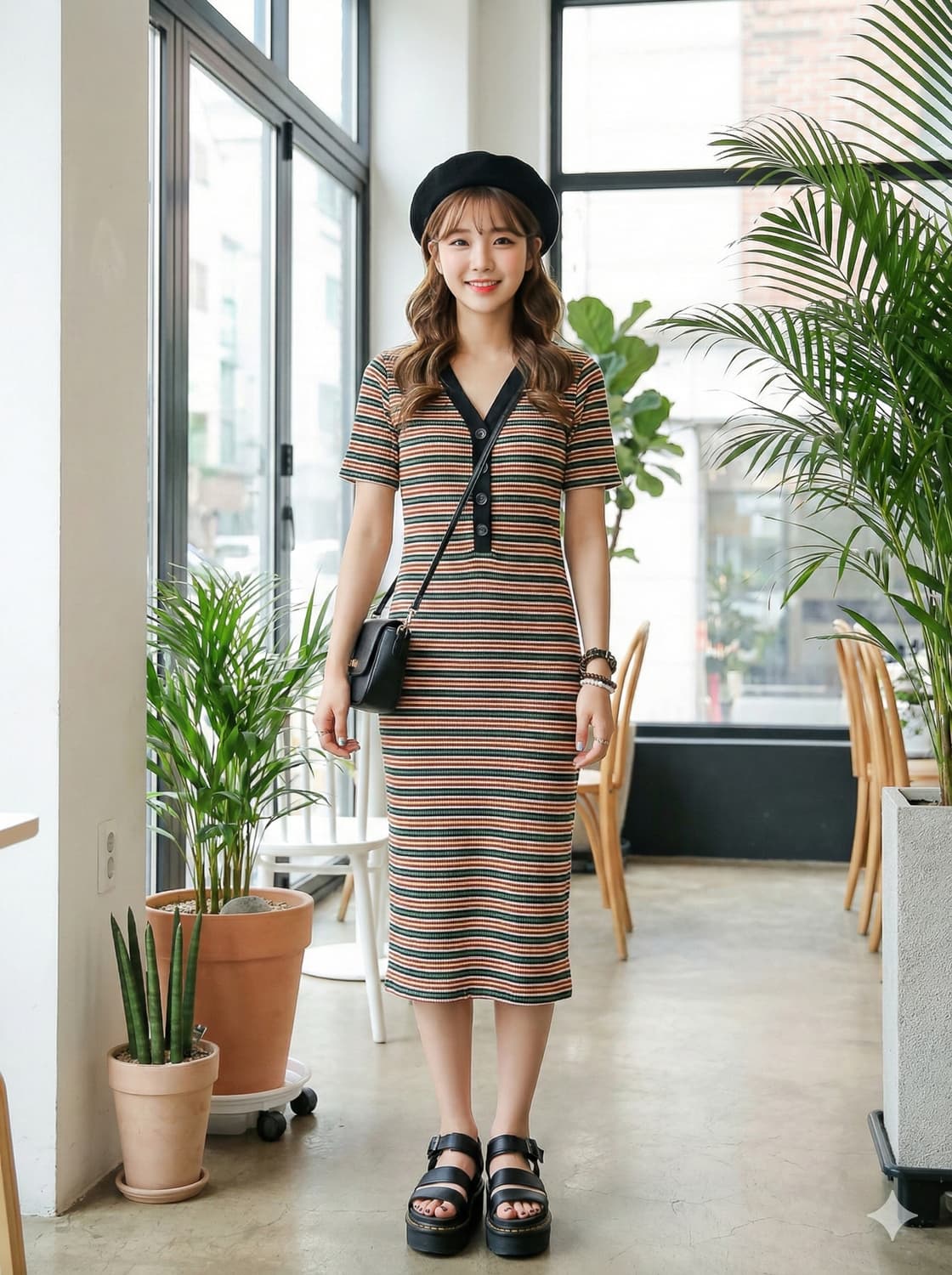 자라 샤스커트 몸매보정 롱 원피스_L 상품이미지1