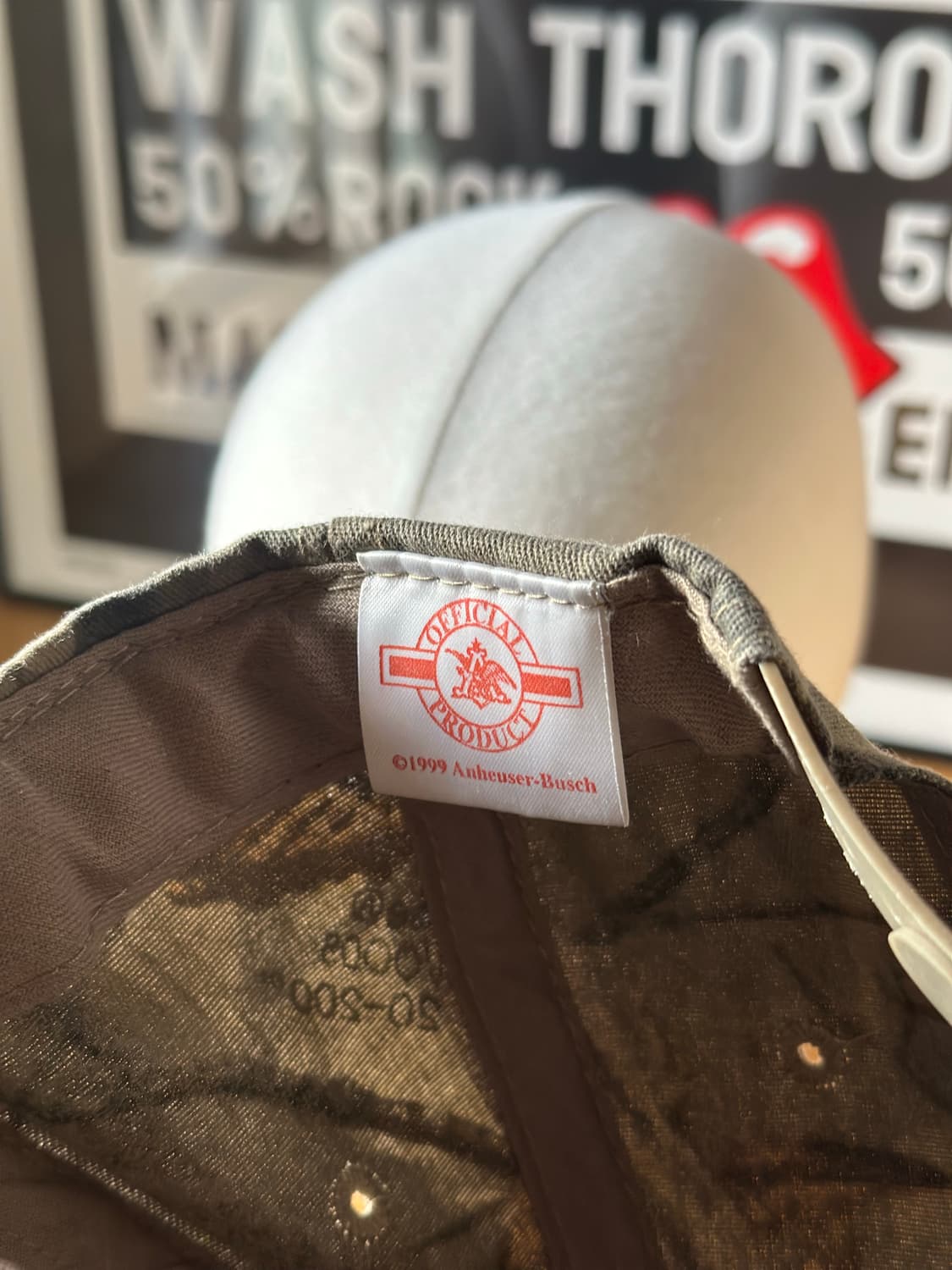 90s Budwesier 빈티지 버드와이저 리얼트리 모자 상품이미지4