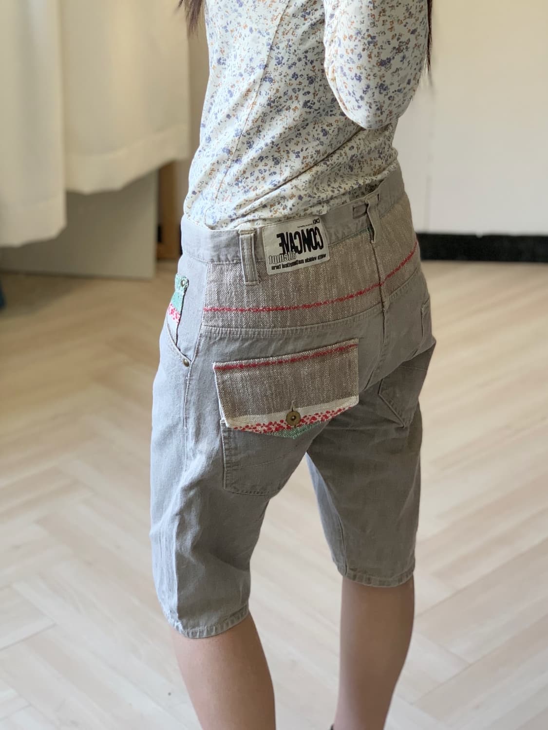 [CNCV CONCAVE] patch half pants 상품이미지2