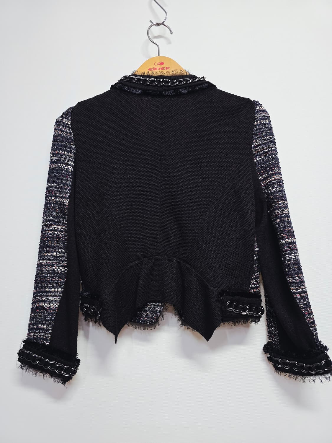 오즈세컨 트위드 체인 장식 자켓 상품이미지5